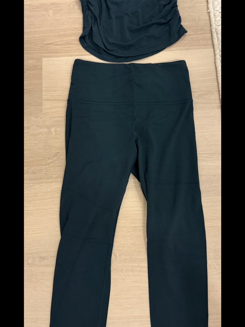 Athleta Dark Green Ultra High Rise Elevation Tight